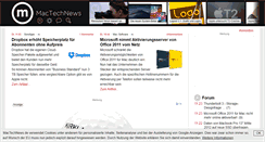 Desktop Screenshot of mactechnews.de