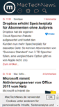 Mobile Screenshot of mactechnews.de